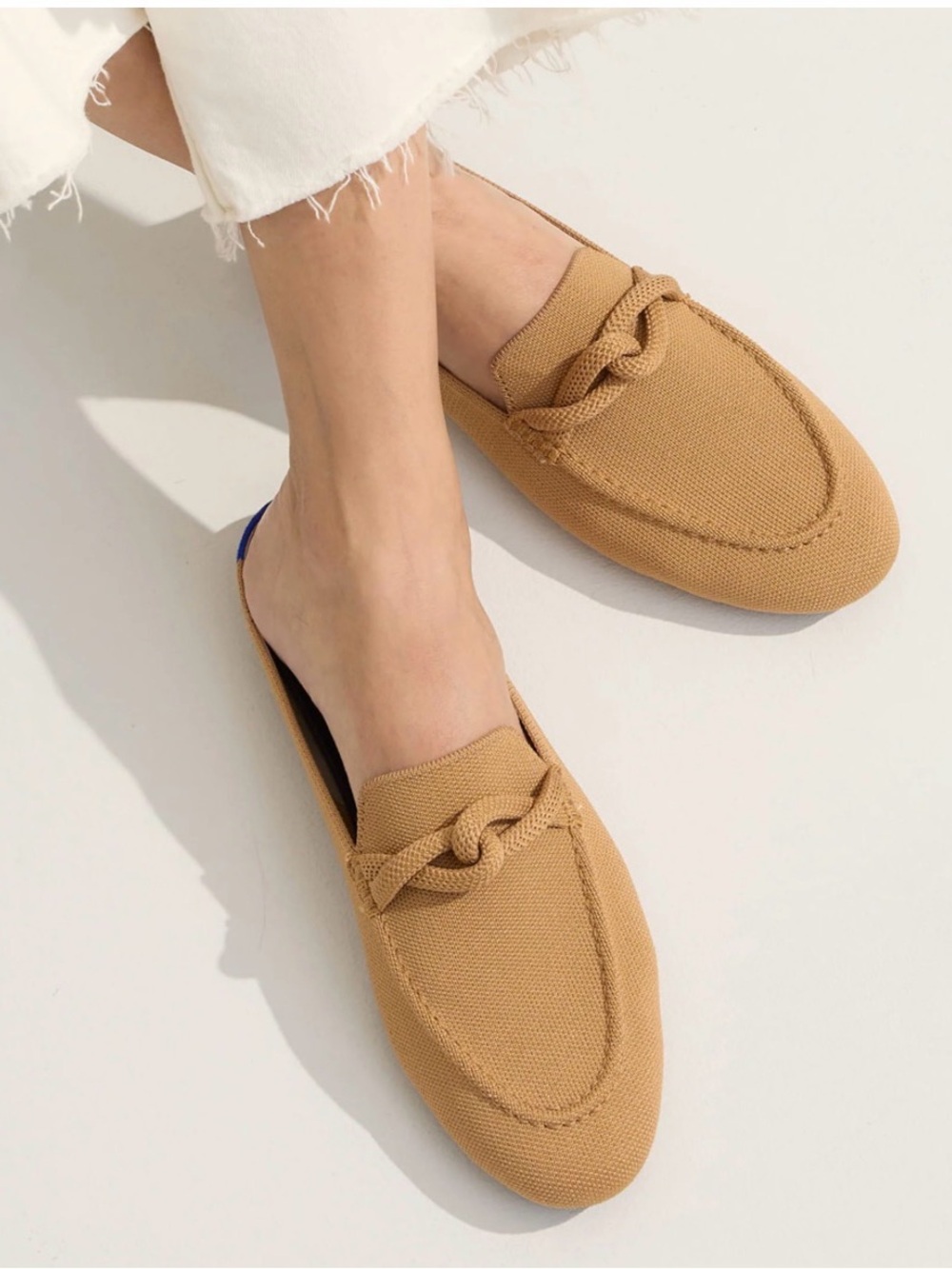Rothy’s Casual Women’s Slip-On Loafers in Camel